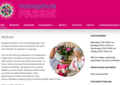Inloophuis Passie – Inloophuis dicht maar houdt contact!