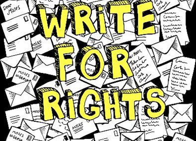 Write for Rights actie van Amnesty International