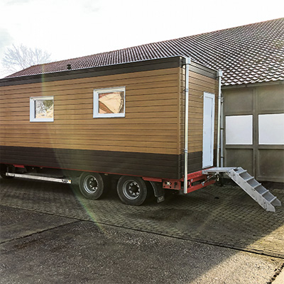 Lelystadse Boeren bouwen mobiel buurthuis