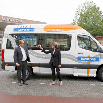 Grotere Pendelbus voor vervoer naar St. Jansdal