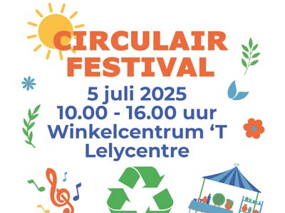 Circulair Festival Lelystad keert terug op 5 juli!